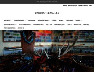 dakotatreasures.com screenshot