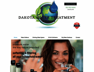 dakotawater.com screenshot