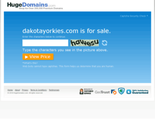 dakotayorkies.com screenshot