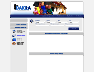 dakra.sk screenshot