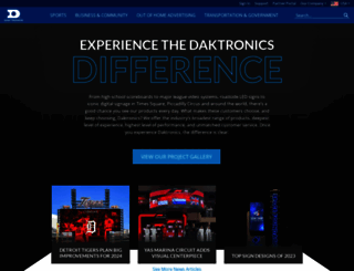 daktronics.com screenshot