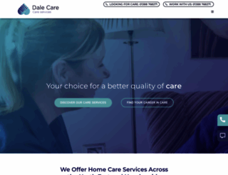 dale-care.co.uk screenshot