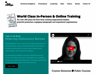 dalecarnegie.co.uk screenshot