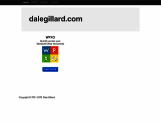 dalegillard.com screenshot