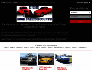 dalesautos.com screenshot