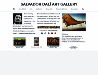 dali-gallery.com screenshot