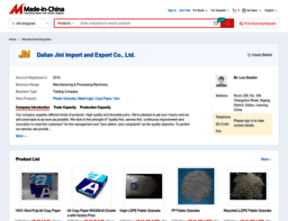 dalianjini.en.made-in-china.com screenshot