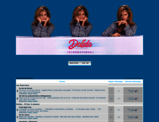 dalida.forumsactifs.com screenshot