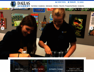 dallas-academy.com screenshot