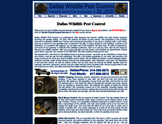 dallas-animal-control.com screenshot