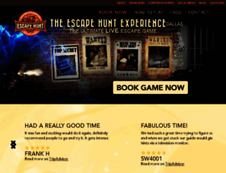 dallas.escapehunt.com screenshot