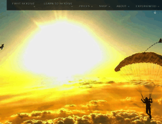 dallas.skydivespaceland.com screenshot