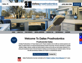 dallasprosthodontics.com screenshot