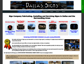 dallassignsmfg.com screenshot