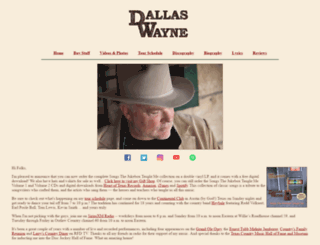 dallaswayne.com screenshot
