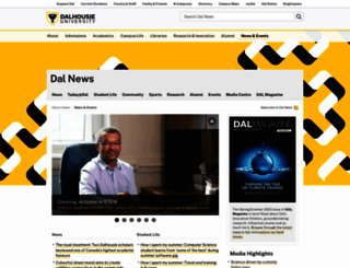 dalnews.dal.ca screenshot