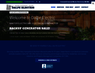 dalpeelectric.com screenshot