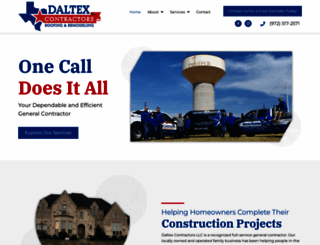 daltexcontractors.com screenshot