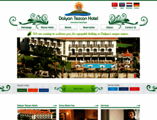 dalyantezcanhotel.com screenshot