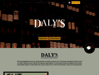 dalyswinebar.co.uk screenshot