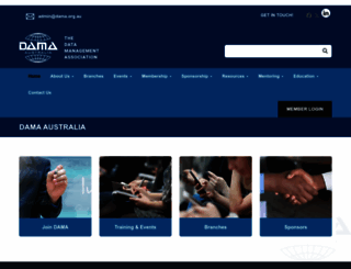 dama.org.au screenshot