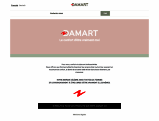 damart.ch screenshot