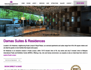 damas-suites.com screenshot
