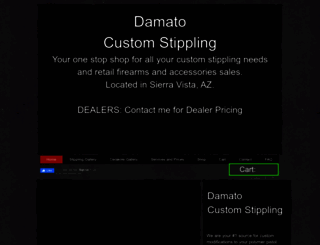 damatocustomstippling.com screenshot