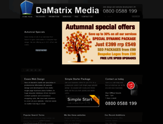 damatrixmedia.com screenshot
