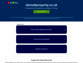 damattproperty.co.uk screenshot