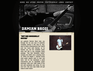 damianbacci.com screenshot