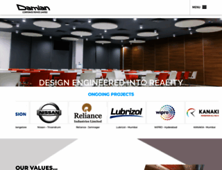 damiancorporate.com screenshot