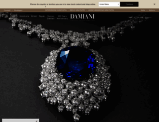damiani.com screenshot