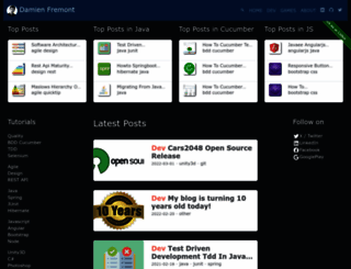 damienfremont.com screenshot