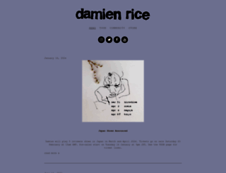 damienrice.com screenshot