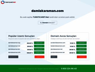 damlakaraman.com screenshot