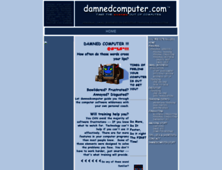 damnedcomputer.com screenshot
