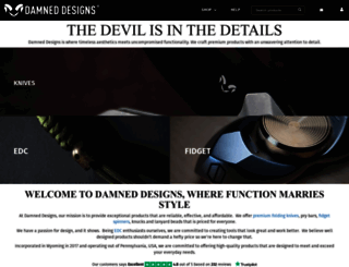 damneddesigns.com screenshot