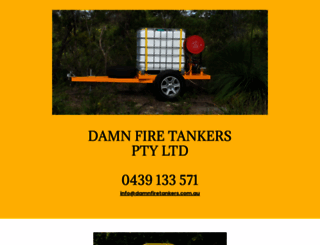 damnfiretankers.com.au screenshot