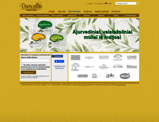 damodara.lt screenshot