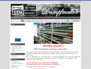 dampfmaker.de screenshot