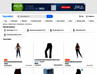 damske-kalhoty.heureka.cz screenshot