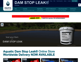 damstopleak.com.au screenshot