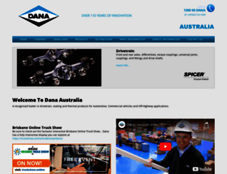 dana.com.au screenshot