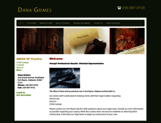 danagrimeslaw.com screenshot