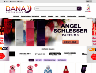 danaperfumerias.com screenshot