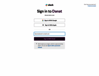 danat.slack.com screenshot