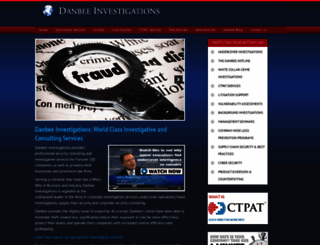 danbeeinvestigations.com screenshot