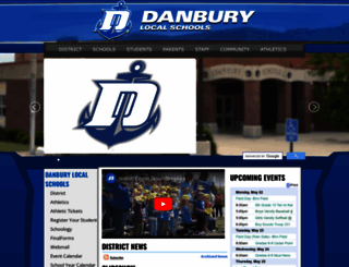 danburyschools.org screenshot