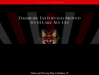 danburytattoo.com screenshot